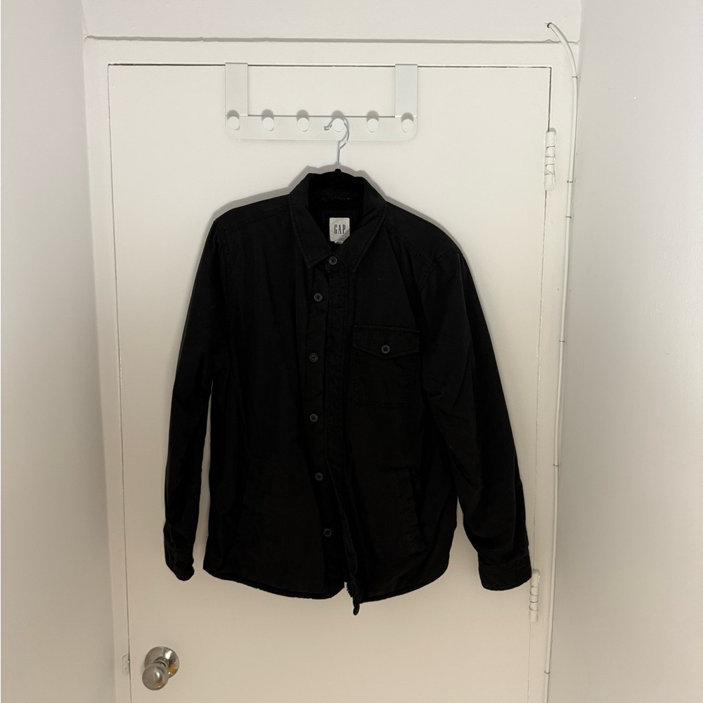 Men's Black Fleece Lined Jacket